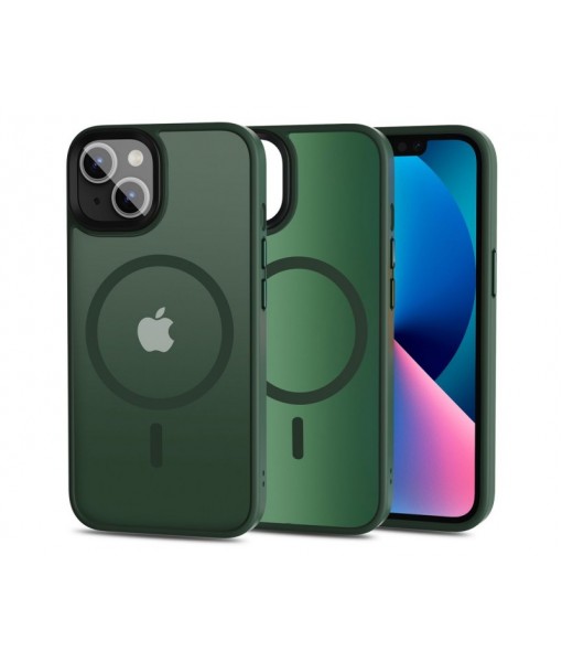 Husa iPhone 13, Tech-Protect Magmat MagSafe, Verde